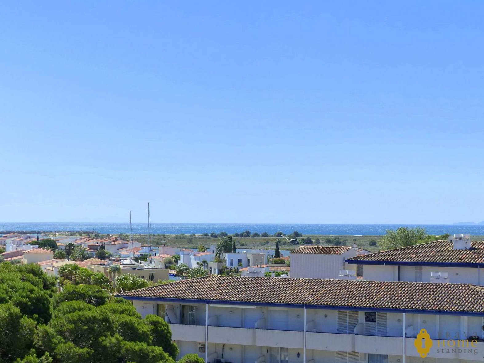 Magnifique penthouse avec terrasse, vue mer, et piscine, en vente à Rosas - Santa Margarita