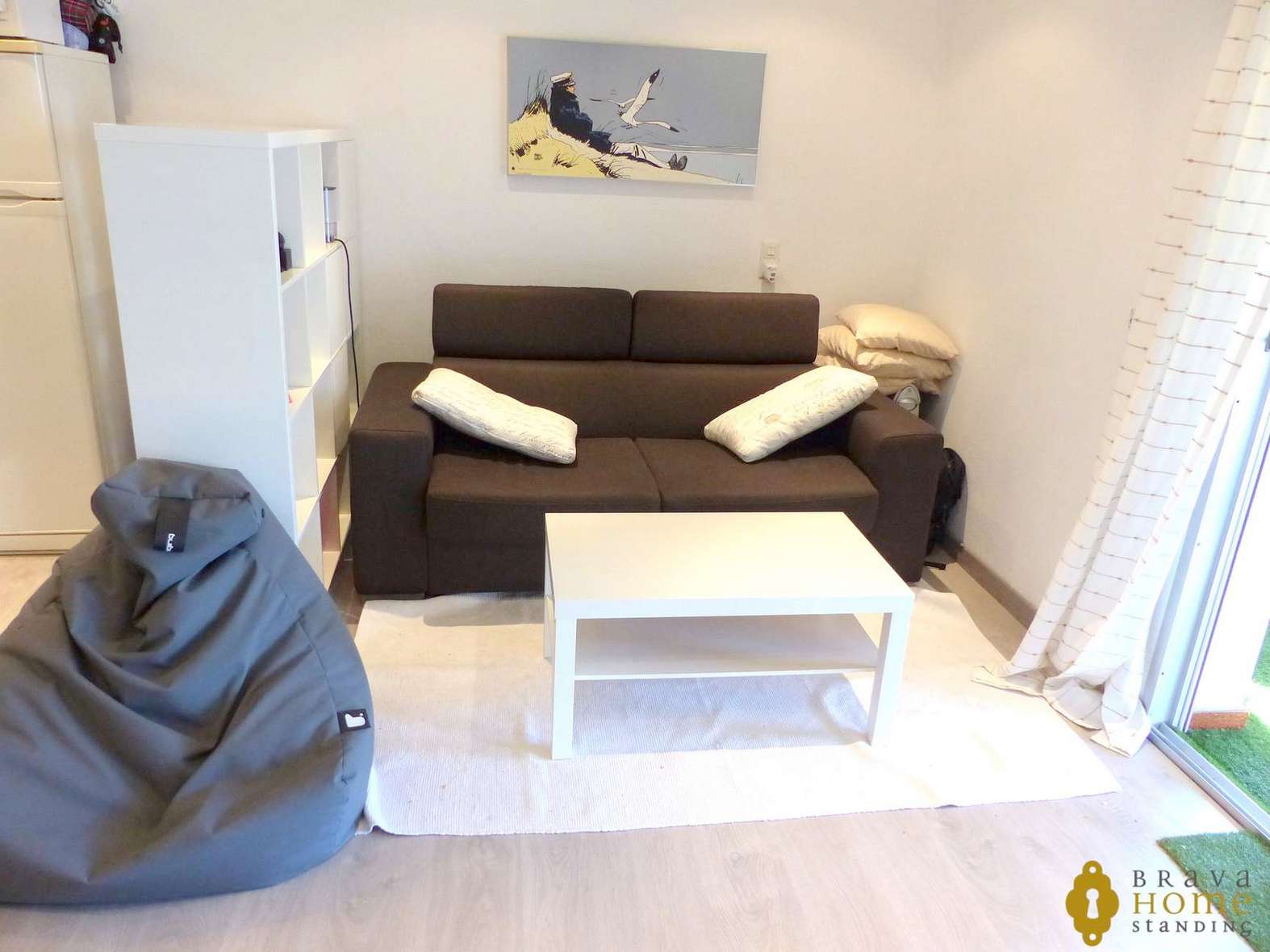 Beau studio avec terrasse, en vente à 300m de la plage de Rosas - Santa Margarita