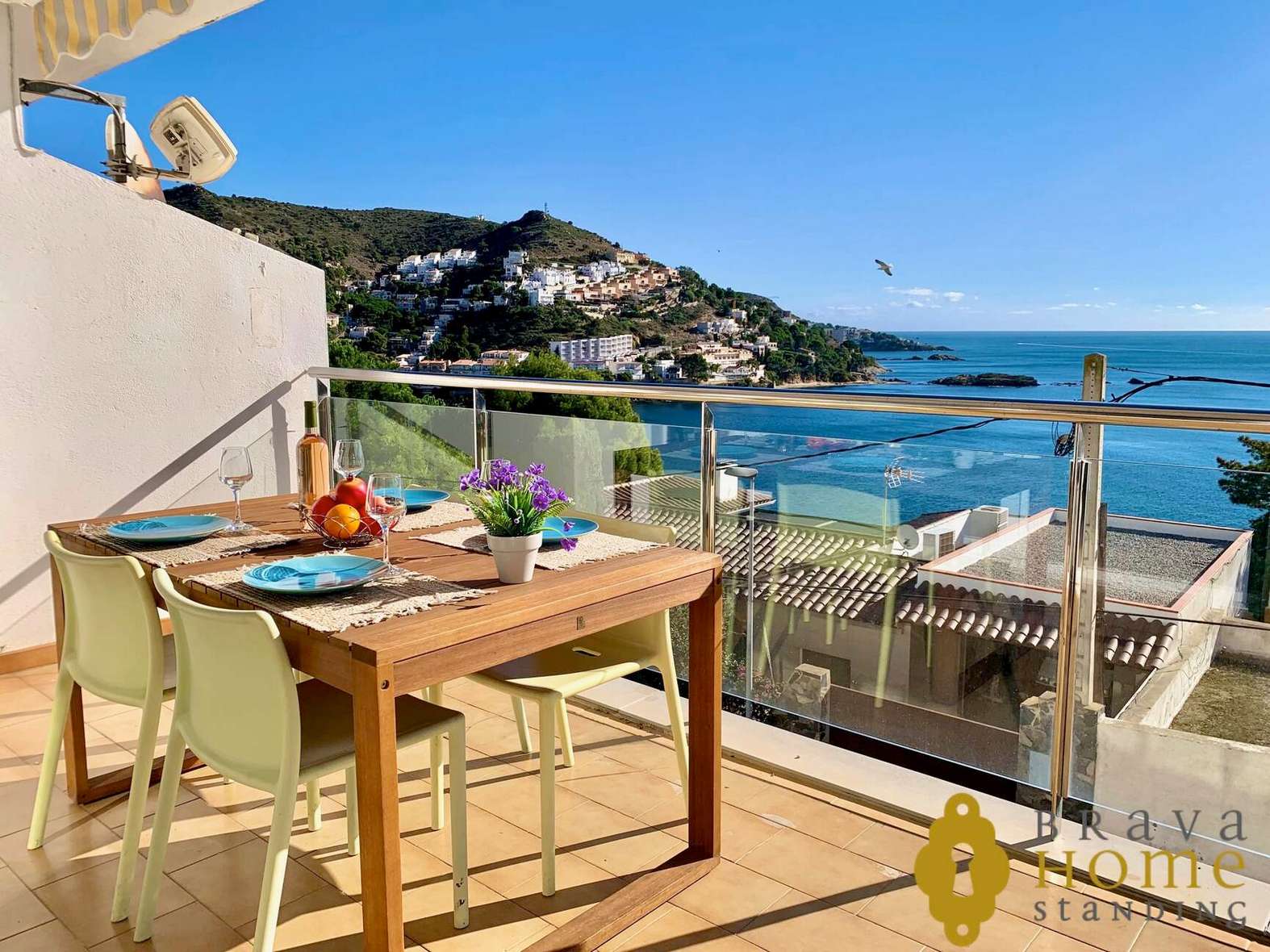 Superbe appartement avec vue mer et parking en vente à Rosas - Canyelles