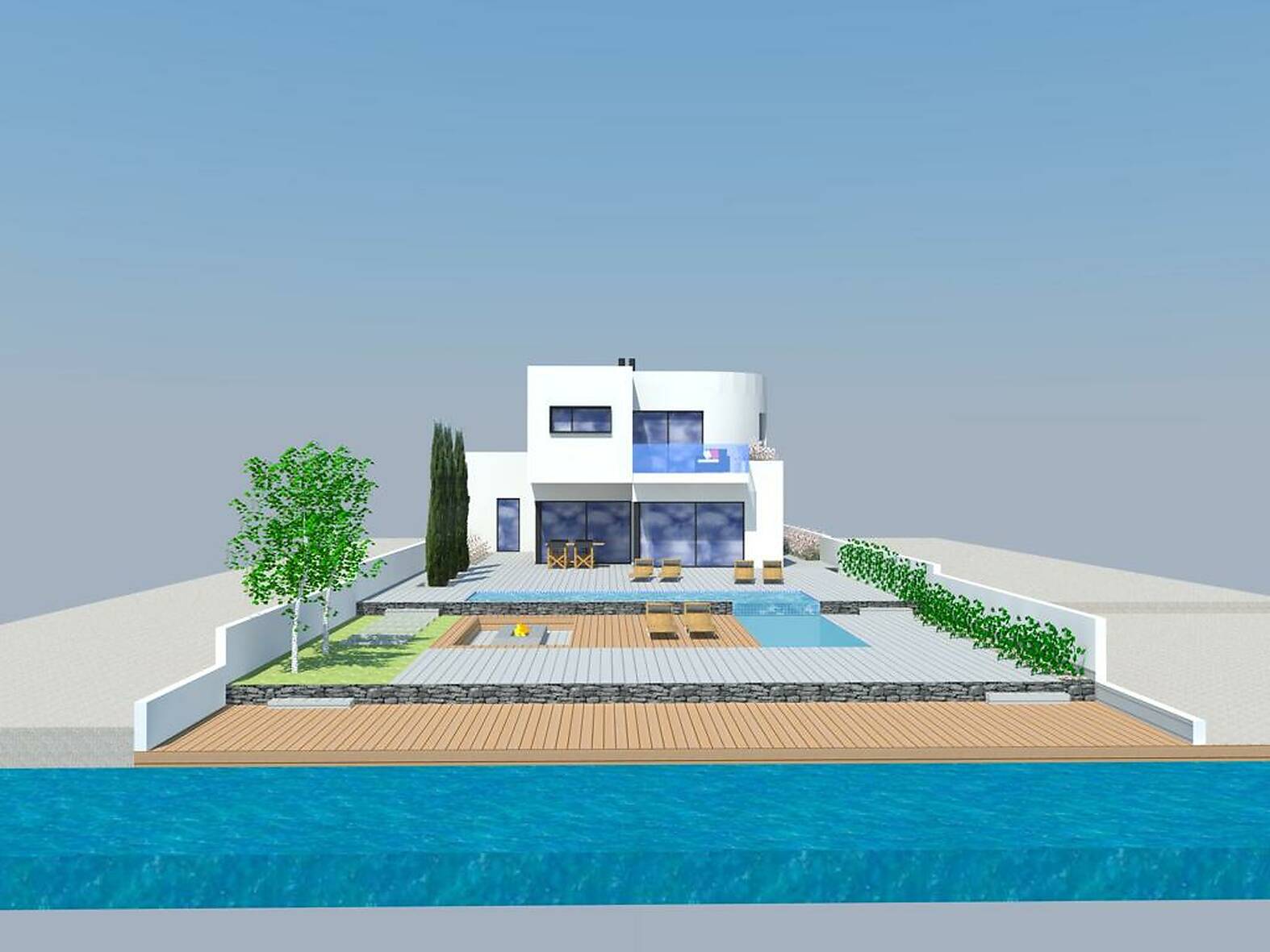 Proyecto! Espectacular villa ubicada en una de las zonas más exclusivas de Empuriabrava