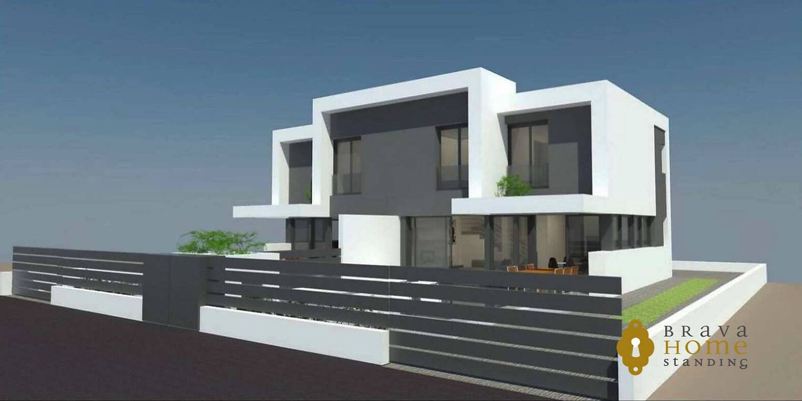 Casa de estilo moderno en construcción en venta Empuriabrava