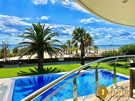Apartament de luxe a primera línia de mar amb pàrquing a Roses, zona Salatar