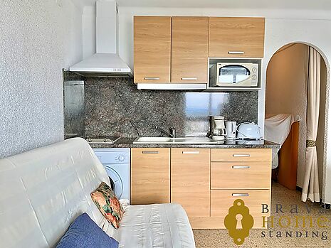 Estudio con vistas a los aiguamolls a 100m de la playa