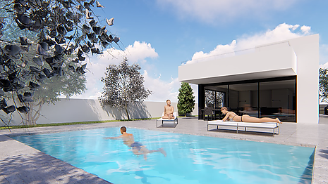 Magnífico chalet de obra nueva en venta en Rosas