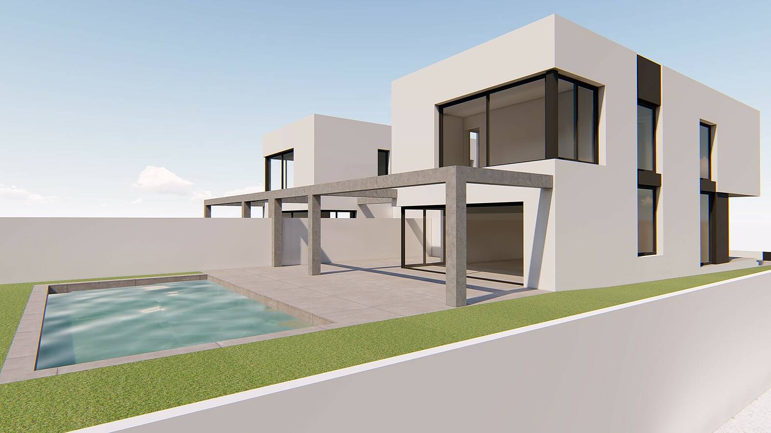 Magnifica casa de nueva construcción al canal en venta en Empuriabrava