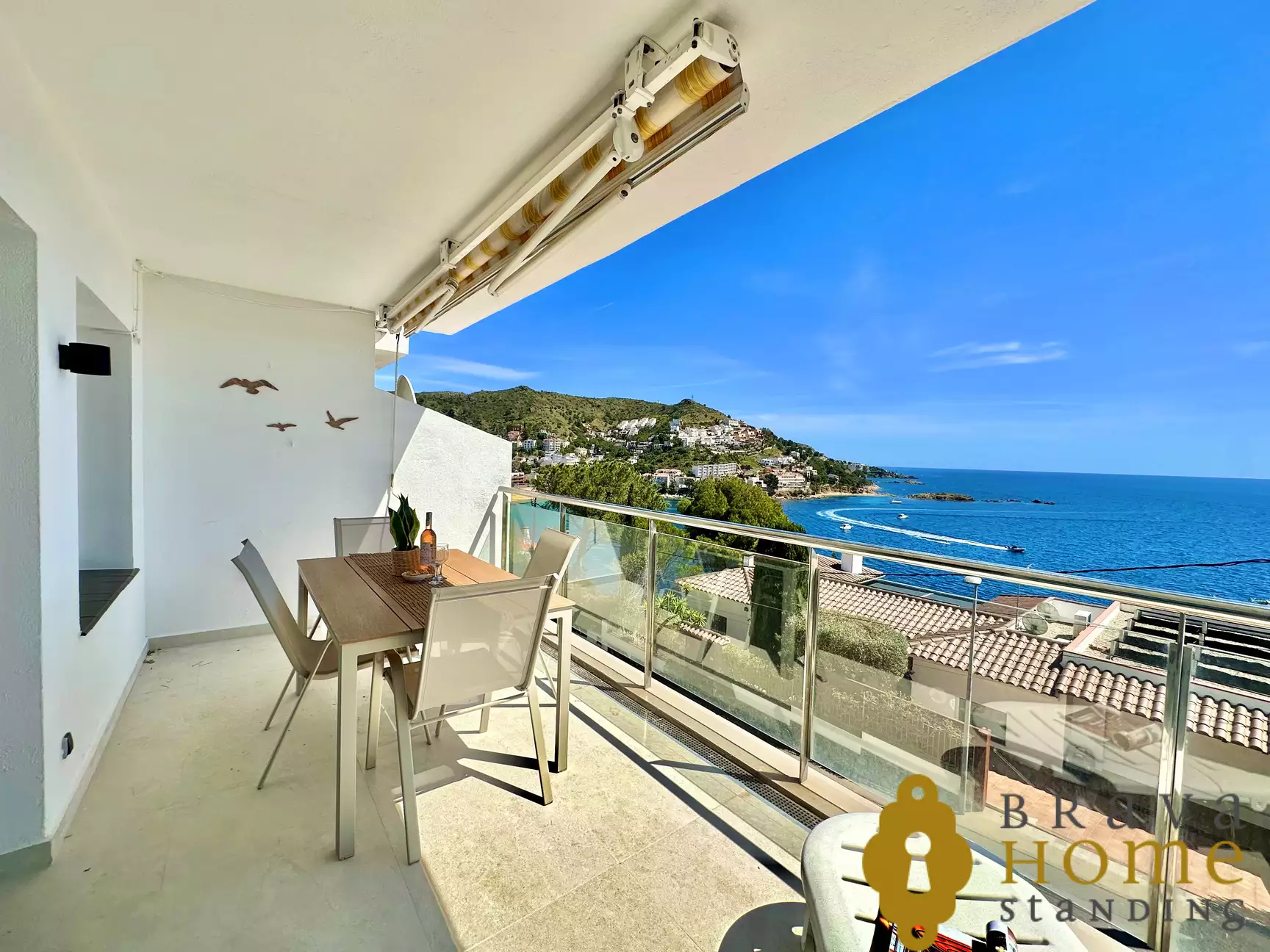 Apartamento con parking y vistas al mar en Canyelles Petites - Roses