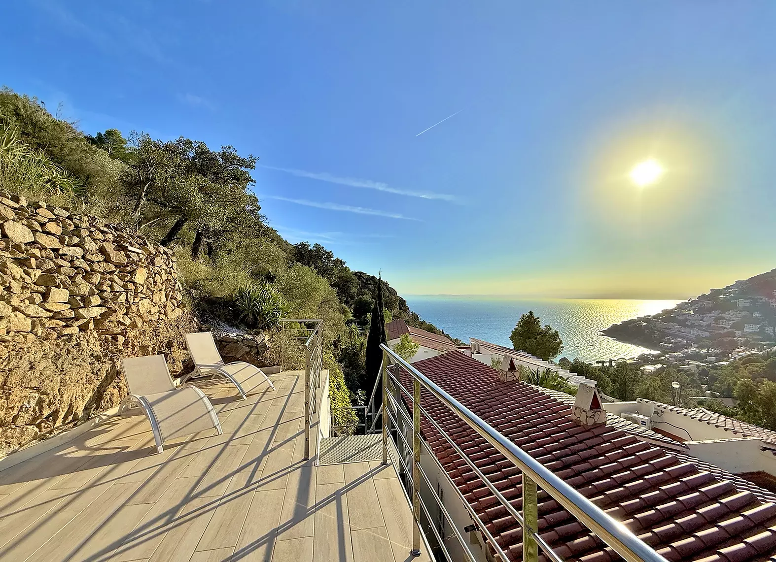 Maison exclusive avec vue sur la mer, jacuzzi et proche de la plage à Roses